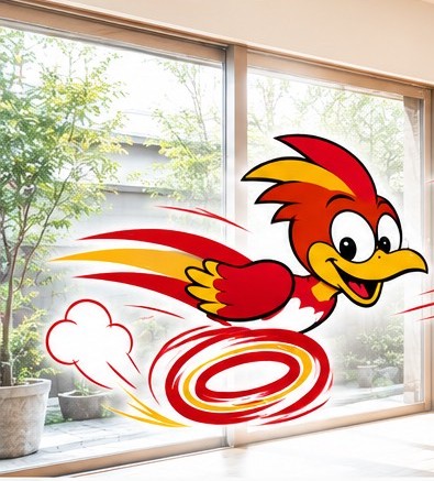 リフォームのトップランナーの鳥のロゴ